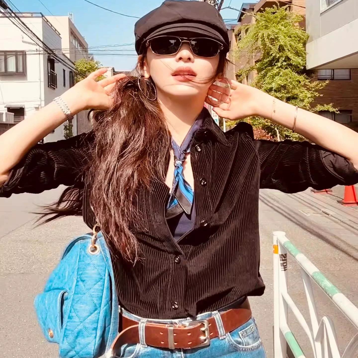 章若楠同款！CA4同款气质百搭报童帽女英伦复古鸭舌帽棒球大头围