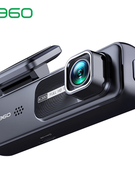 360行车记录仪K380免走线1080P高清夜视广角汽车WIFI声控停车监控