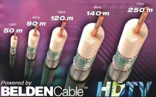 百通BELDEN 8240 50欧姆微波通信RG-58A/U射频电缆全铜20AWG