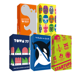 地城桌游OINK系列 七色迷镇 面具摔角手 聚会桌面游戏 中文版