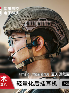 FCS后挂通信话咪耳机1