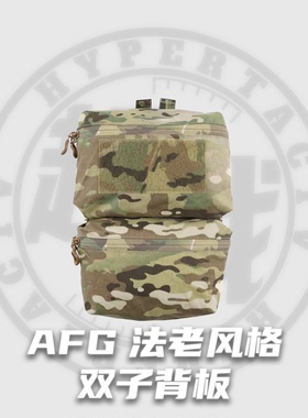 【超战推荐】AFG FCPC V5双子背板法老风格战术背心拉链配件 P112