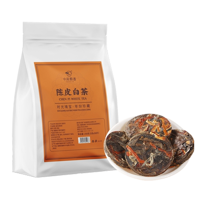 中闽飘香陈皮白茶老白茶