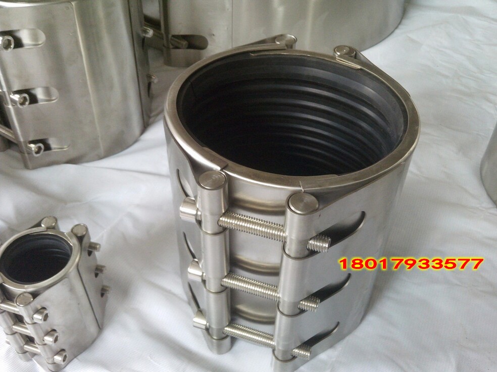 rcd-l加长型不锈钢双卡式管道修补器80a 100a 125a 150a 200a