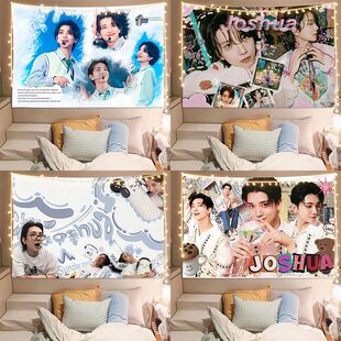 洪知秀背景布SEVENTEEN明星粉丝墙布学生寝室床头装饰布置挂布