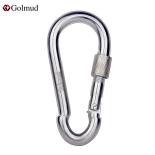 哥尔姆户外8型丝扣锁登山扣安全扣登山挂钩钢锁扣锁具狗链锁扣