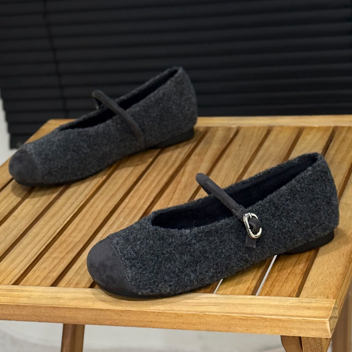 法式平底玛丽珍鞋一字带浅口单鞋