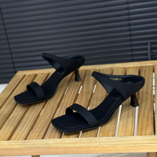 性感气质高跟鞋 仙女风6cm细跟露趾拖鞋 时尚 新款 一字拖 女2026夏季