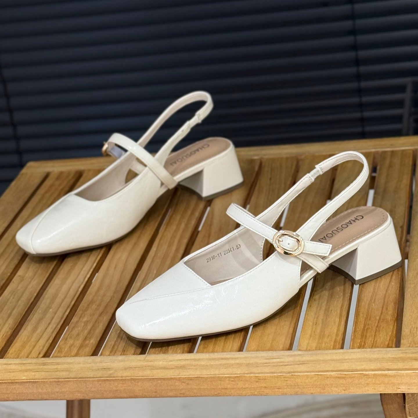 法式粗跟包头凉鞋女浅口一字带方头玛丽珍单鞋2026新款女士小皮鞋,女鞋,时装凉鞋,淘宝优惠券,粉丝福利购,淘宝优惠卷