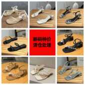 40码 miss爱鞋 清仓捡漏价高跟粗跟细跟平底凉鞋 34码 控夏季 处理断码