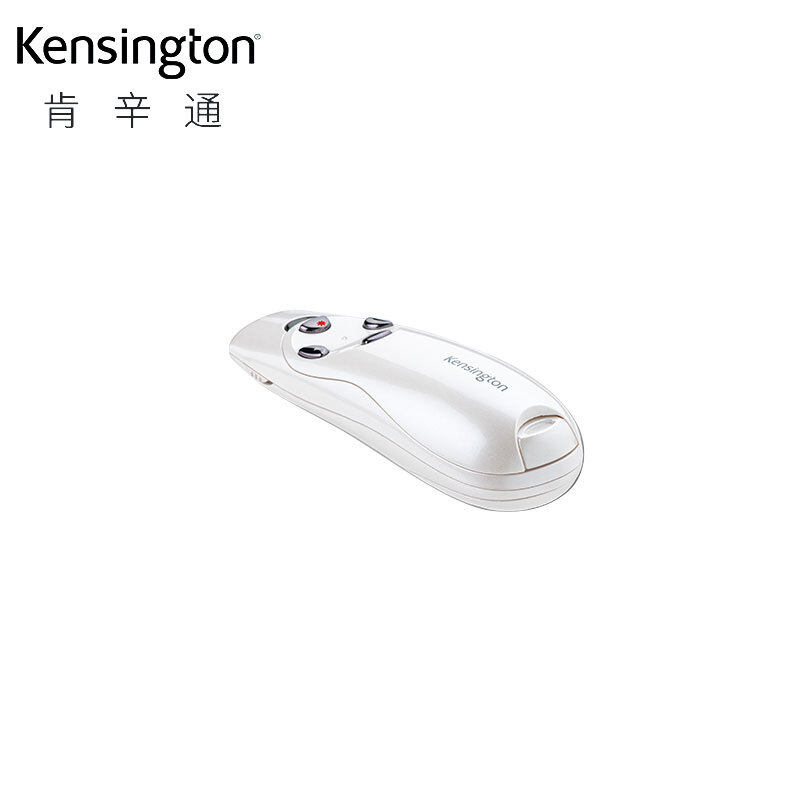 肯辛通Kensington无线翻页笔绿色激光笔远程演示器黑色K72353