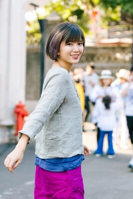 绽放B066朵/慕情/藏青色纯棉吊带背心女春季打底短款无袖宽松女装
