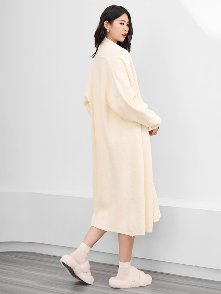 MATERNITY KNITTED DRESS SET FALL WINTER 2023 NEW SLIM FIT SUNDRESS CARDIGAN SWEATER JACKET LONG