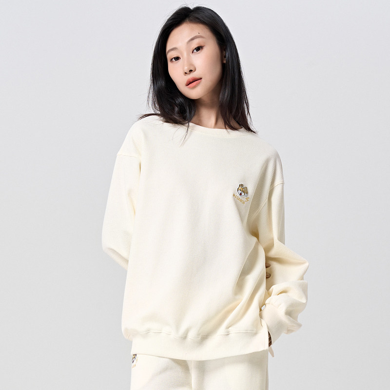 출산 착용 봄 가을 여성용 긴팔 풀오버 스웨트 셔츠 2022 새로운 스타일 플러스 벨벳 두꺼운 대형 루즈 한 아우터 탑 봄 착용