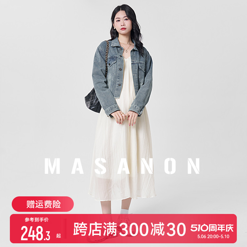 连衣裙牛仔套装MASANON温柔风