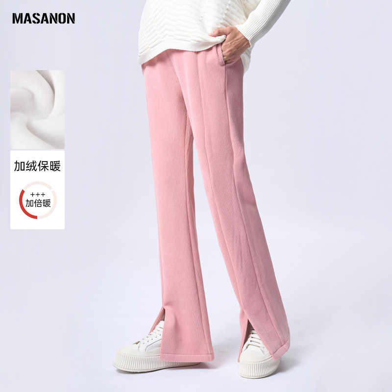孕妇喇叭裤秋冬新款外穿灯芯绒保暖微喇裤子冬季加绒加厚开叉长裤,孕妇装/孕产妇用品/营养,孕妇喇叭裤,淘宝优惠券,粉丝福利购,淘宝优惠卷