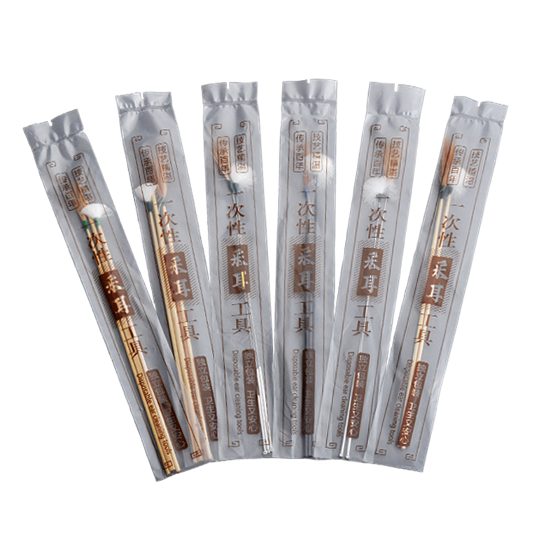 天藝一次性采耳工具套裝專(zhuān)業(yè)采耳店會(huì)所專(zhuān)用白竹柄耳勺雞毛鵝毛棒