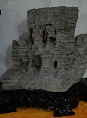 灵璧石家居摆件 灵壁石奇石石 宋代老坑出土观赏奇石山峰550