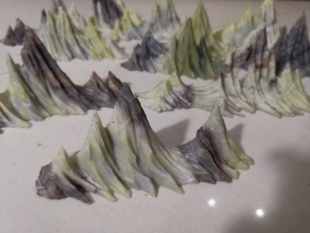 灵璧石家居橱窗山子简约现代灵璧奇石鱼缸造景石桌面装饰摆件