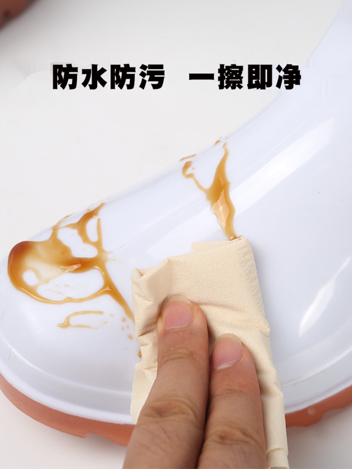 흰색 식품 위생 장화 미끄럼 방지 노동 보호 장화 내마모성 산 및 알칼리 내유성 고수수 신발 작업용 식품 공장 부츠