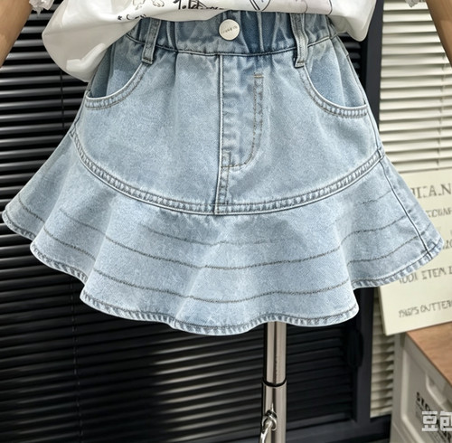波拉韩国儿童装短袖T恤衫2026夏季新款女童韩版宽松休闲上衣