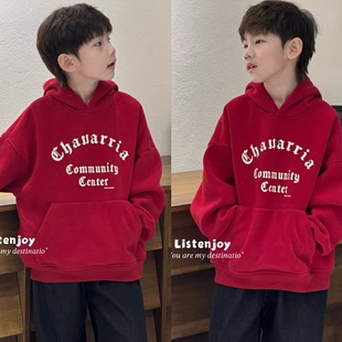 波拉韩国童装儿童毛衣外套秋冬新款男女童加厚保暖上衣羊毛衫年装