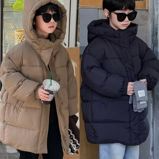 波拉韩国童装儿童羽绒服2025冬款男女童韩版90白鸭绒羽绒棉袄外套