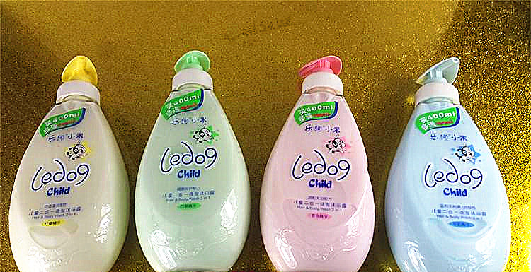 乐狗小米儿童二合一洗发沐浴露520ml 保湿滋润滋养肌肤止痒润肤乳