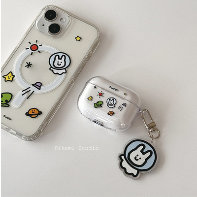 小众宇航员外星人airpods4耳机套