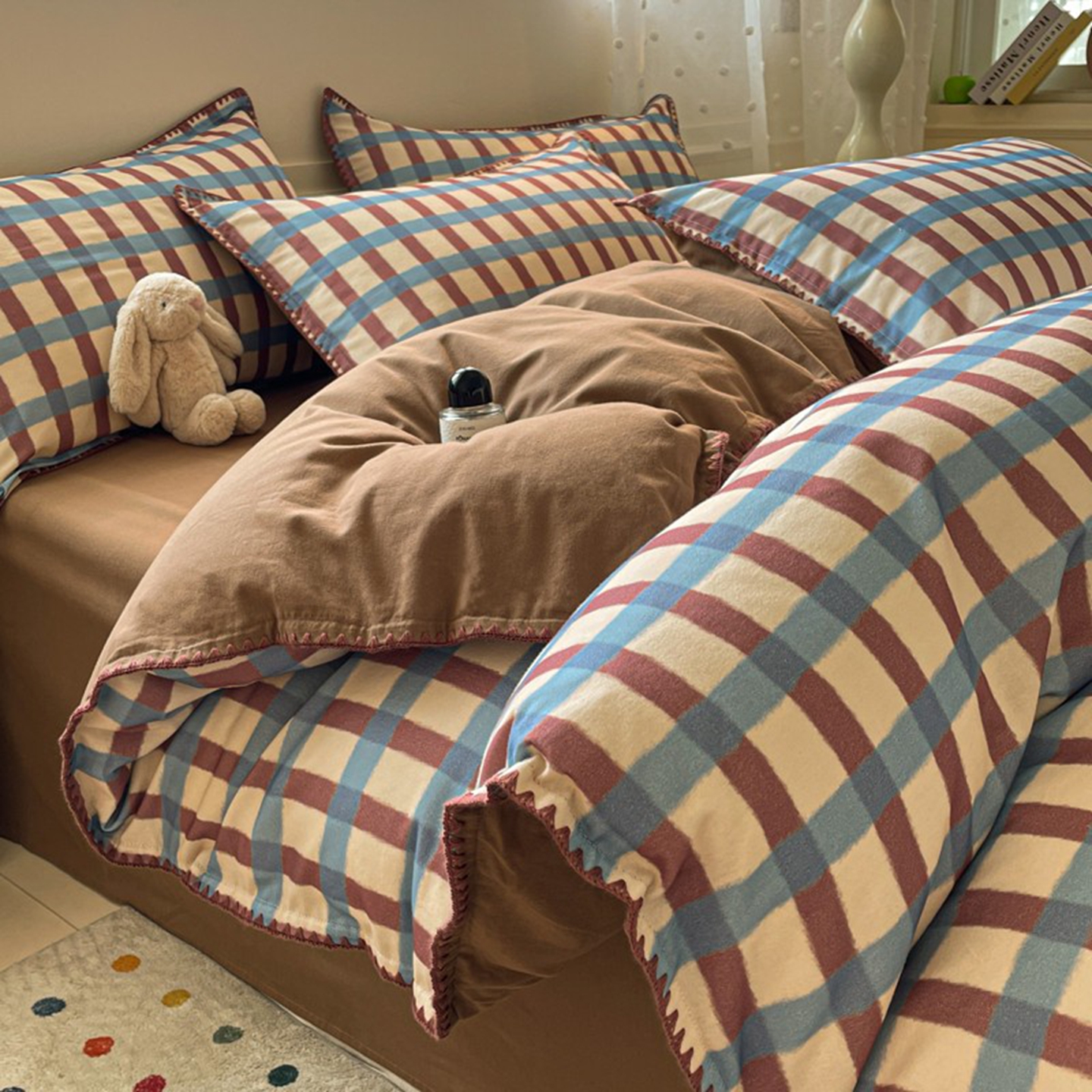 2025新款100%纯棉加厚磨毛四件套