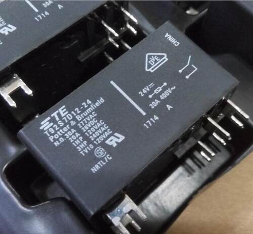 T92S7D12-24  TE原装Potter&Brumfield泰科 6脚30A 24VDC