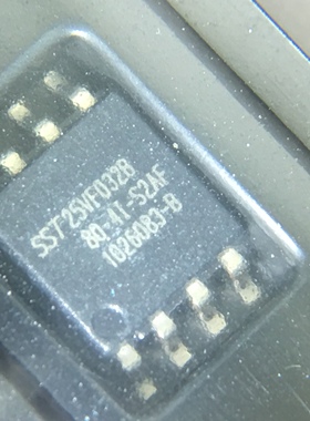 SST闪存IC SPI SST25VF032B-80-4I-S2AF 2.7-3.6V 32Mb SOP8-5.2