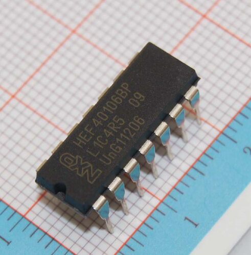 HEF40106BP CD40106BE六施密特触发器 直插DIP-14 进口原装正品货