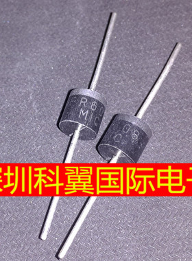 FR608  快恢复二极管6A800V 逆变器专用   直插DO-27 全新环保