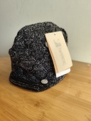 快乐狐狸冬季 加绒银丝针织帽有檐帽0973