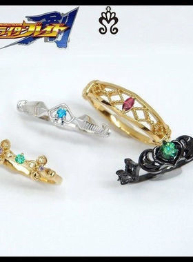 假面骑士剑 连格尔Blade格连Joker开口戒指不掉色时尚s925银学生