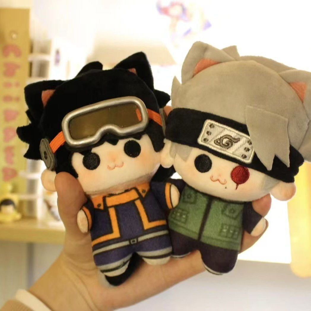 火影周边同人宇智波带土属性10cm印花体棉花娃娃玩偶公仔挂件礼物