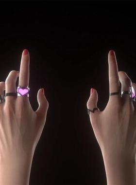 s925纯银韩国小圆圈吊环