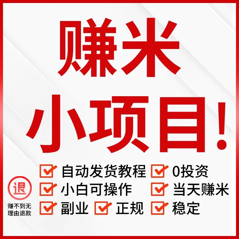 副业赚钱项目教程小项目挂机平台悬赏挂机副业挣钱教程全自动指导