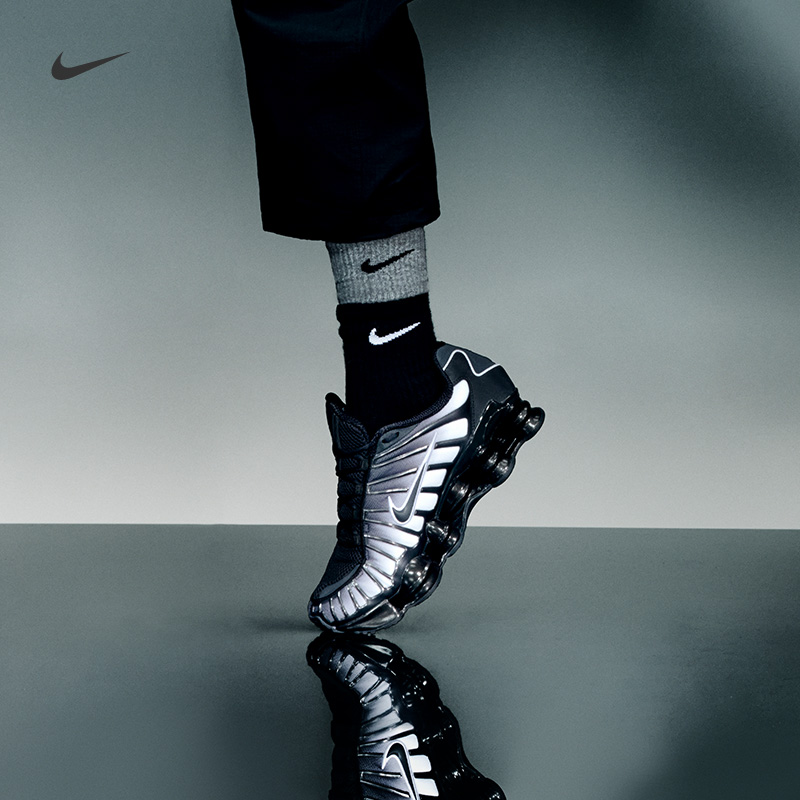 耐克女子透气气柱鞋冬季新款缓震高跟球鞋NIKE SHOX TL IH1336