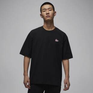 Jordan官方耐克乔丹BRAND男子运动鞋贴片T恤刺绣HJ2327