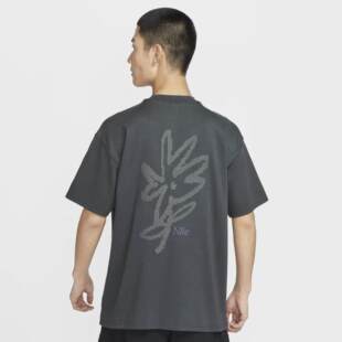 Nike耐克官方男子T恤春季新款宽松印花休闲刺绣柔软HJ0615