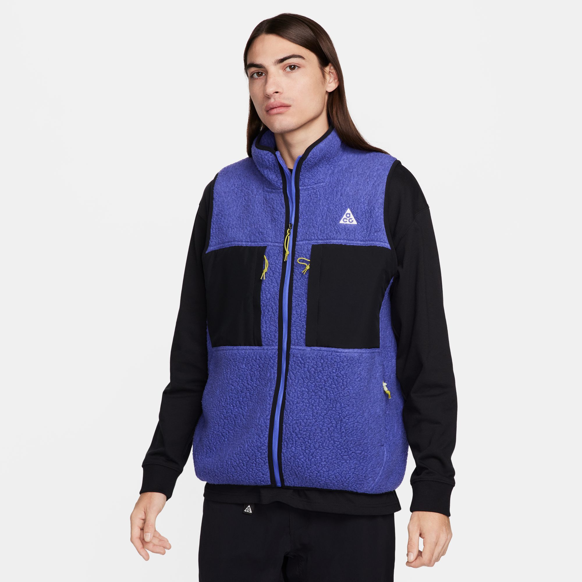 Nike耐克ACG男子摇粒绒马甲春季新款山系户外宽松加绒FN2449