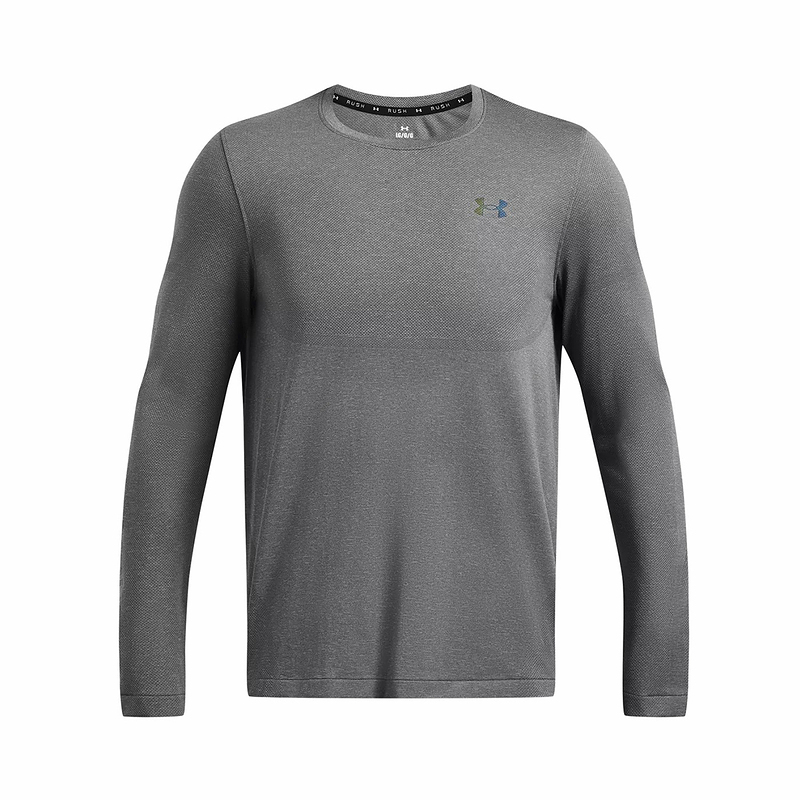 UA安德玛秋冬RUSH Seamless男子训练运动休闲长袖T恤 1379282-025