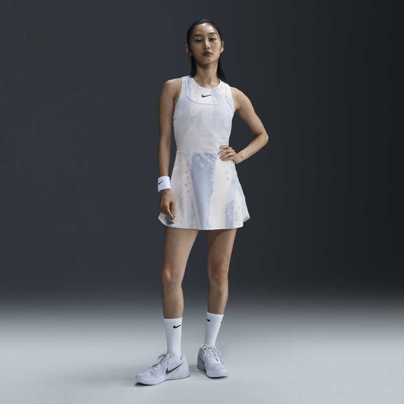 Nike耐克官方SLAM DRI-FIT女子速干印花网球连衣裙春季新款HM8647