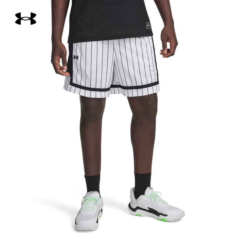 安德玛官方UA秋冬Zone Pro男子网眼篮球运动7英寸短裤6005960