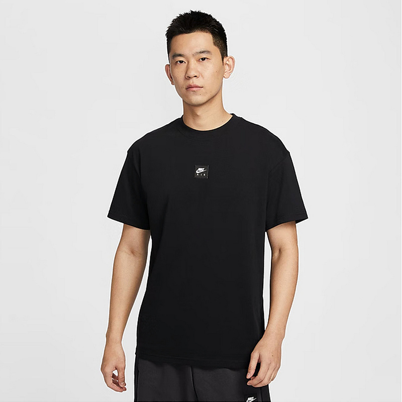 Nike耐克短袖男25夏新款多LOGO小图标宽松棉质运动T恤HJ0727-010