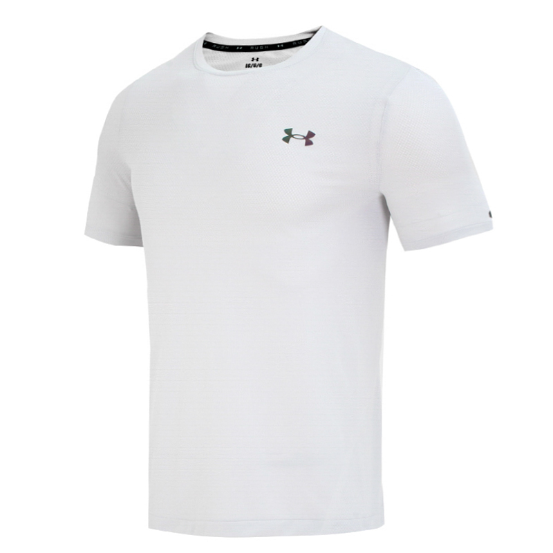 安德玛官方UA春夏RUSH Seamless男子训练运动短袖T恤1376781