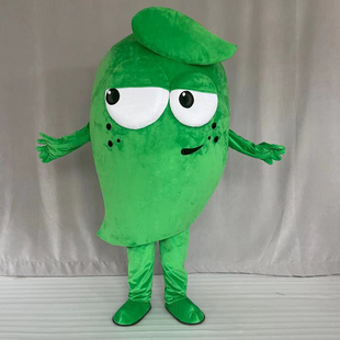 芒果卡通人偶服装贵妃芒广告宣传玩偶服青芒果成人行走水果表演服