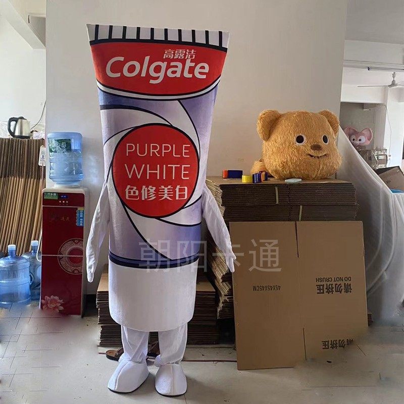牙膏牙刷人偶服装牙齿口腔牙科电动牙刷玩偶装企业宣传表演服定制